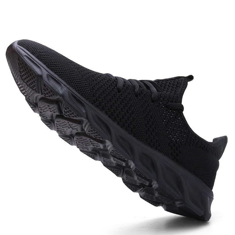 Sportig Sneakers för Män med Andningsbar Air Mesh