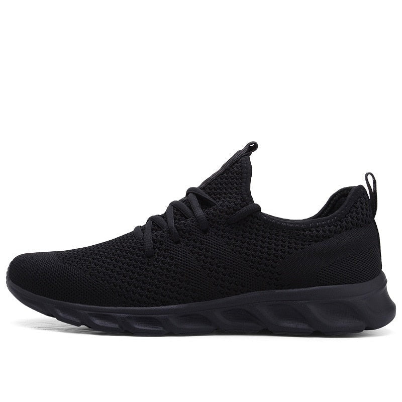 Sportig Sneakers för Män med Andningsbar Air Mesh