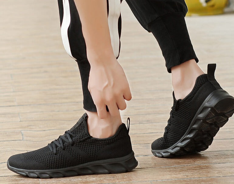 Sportig Sneakers för Män med Andningsbar Air Mesh