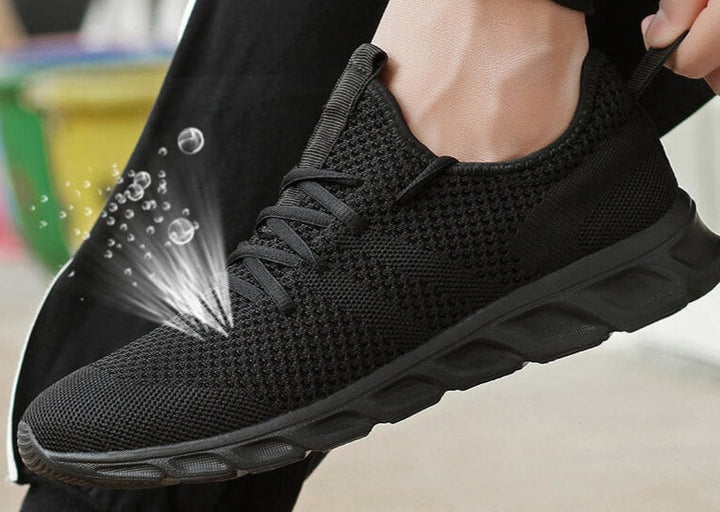 Sportig Sneakers för Män med Andningsbar Air Mesh