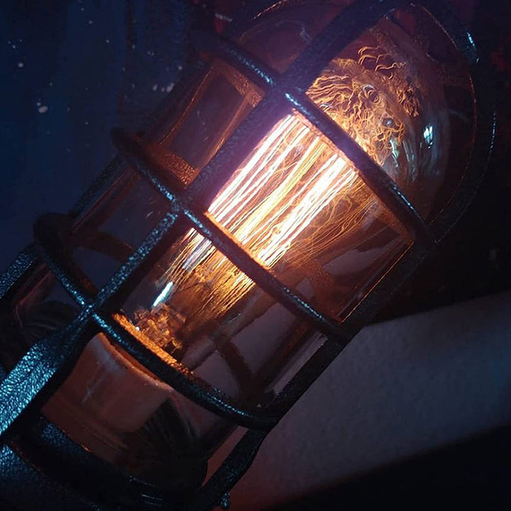 Unisex Steampunk Rakett Bordslampa - Unik Industriell Stil