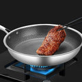 Stekepanne i Rustfritt Stål | Non-stick | Ergonomisk