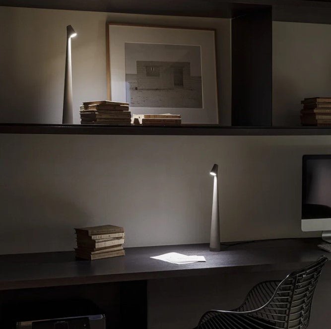 LuminaVista - Stilfull Bärbar LED Bordslampa | 3 Lysnivåer