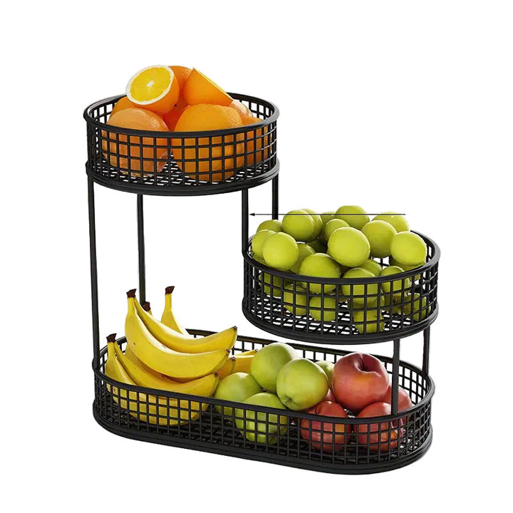 Stilfull Flerlags Fruktkurv – Optimal Organisering &amp; Friskhet