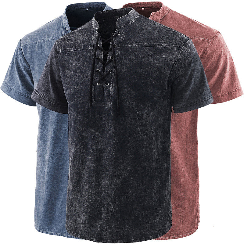 Gotisk Retro T-skjorta för Män | Komfort