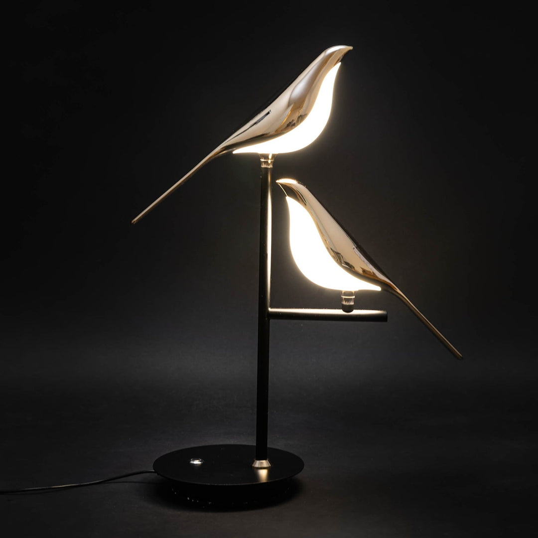 LED-bordslampa - Postmoderne Gullfugldesign