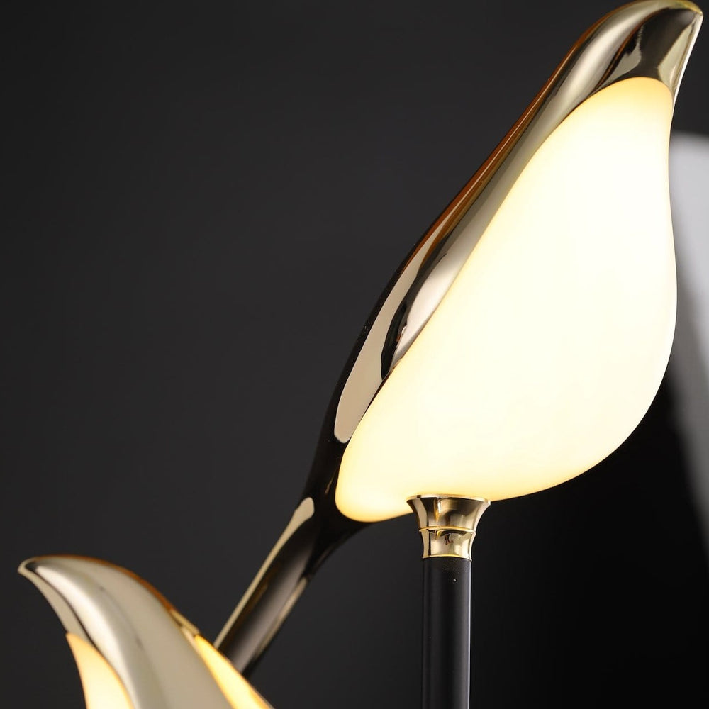 LED-bordslampa - Postmoderne Gullfugldesign