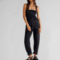 Snygg denim kjeledress för kvinnor - Trendig och bekväm