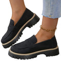 Kvinna Loafers med Chunky Sula – Trendig och Bekväma