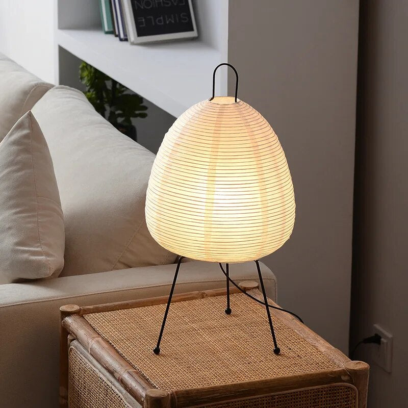Japansk Rispapirlampe - LED Design | Dekorativ Belysning