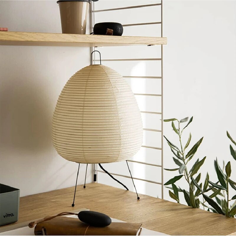 Japansk Rispapirlampe - LED Design | Dekorativ Belysning