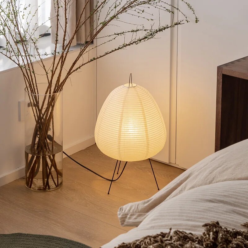 Japansk Rispapirlampe - LED Design | Dekorativ Belysning