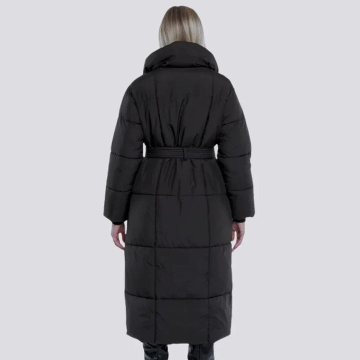 Dam Langline Vinterjacka med Bälte Stilren Design