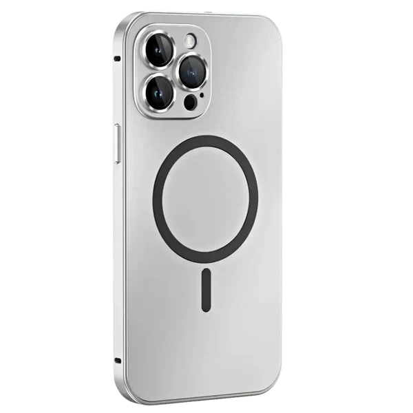 Stilrent Metall iPhone Deksel för Robust Skydd