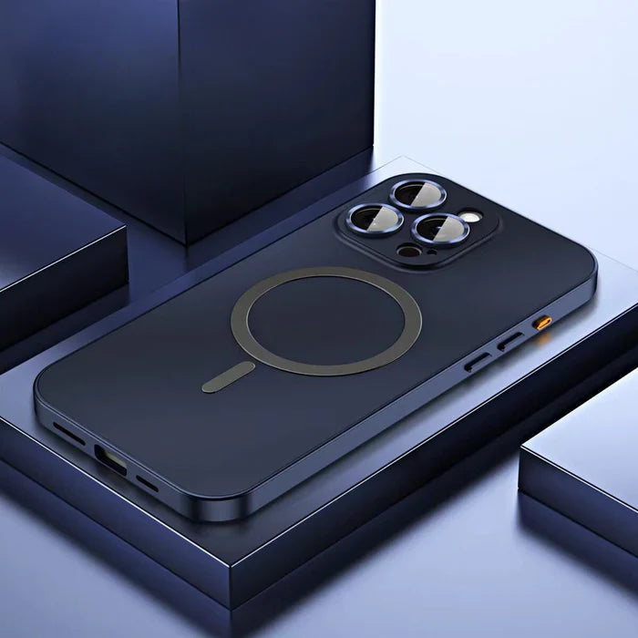 Stilrent Metall iPhone Deksel för Robust Skydd