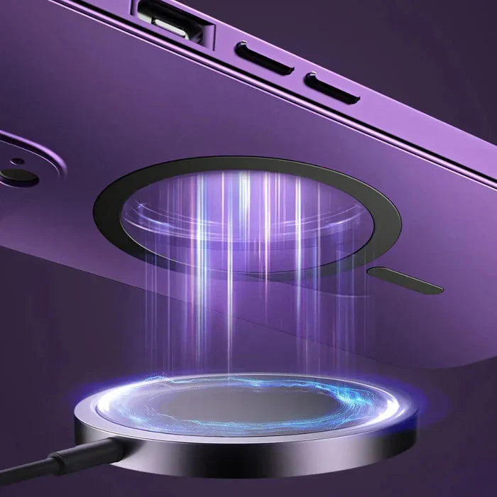 Stilrent Metall iPhone Deksel för Robust Skydd