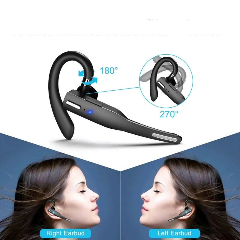 Trådlöst Bluetooth 5.1 Headset med Stöydemping