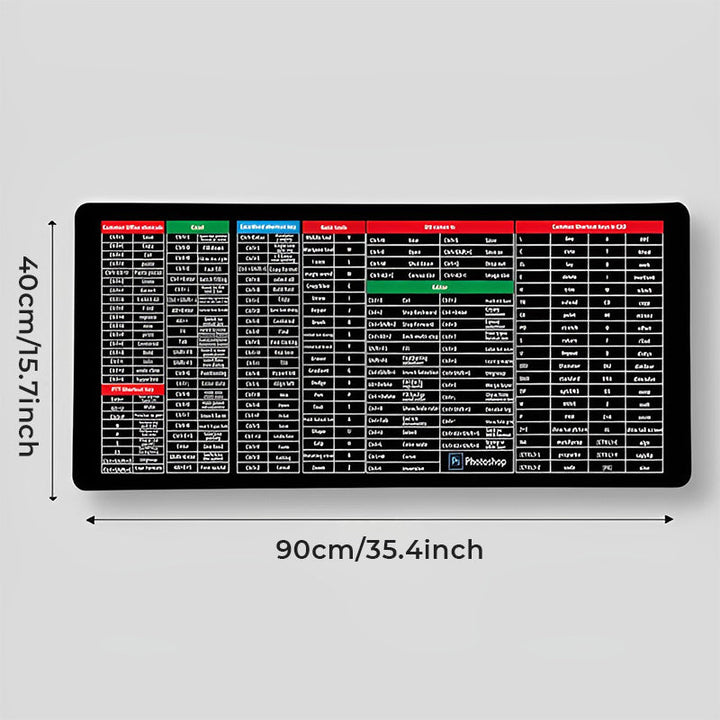 Anti-slip Tastaturmatte | Stor Storlek &amp; Komfort