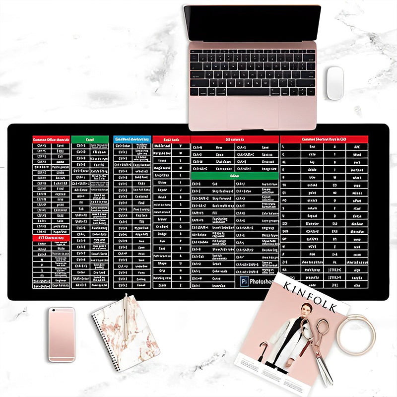Anti-slip Tastaturmatte | Stor Storlek &amp; Komfort