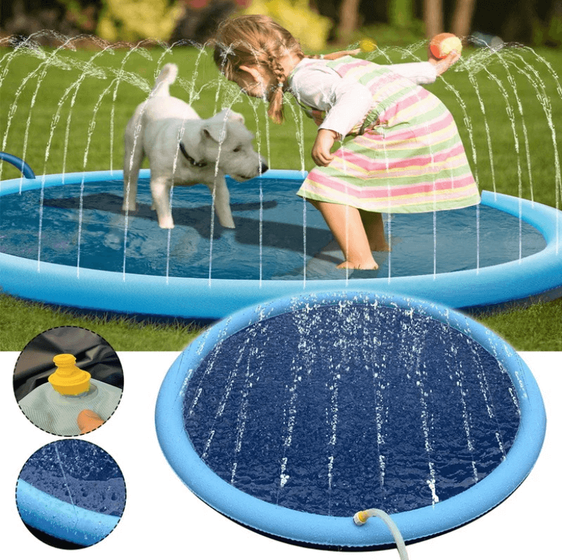 Hundesprinklerpute för hunder – Kjöl ner och lek i sommervarmen!