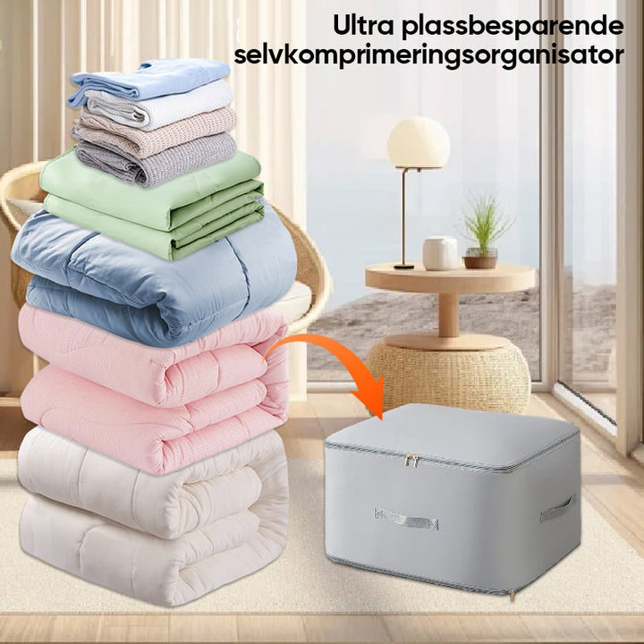 Kompresjons Oppbevaringspose - Stor Kapasitet för Dyner