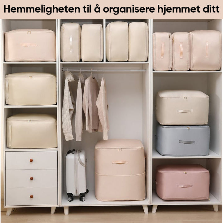 Kompresjons Oppbevaringspose - Stor Kapasitet för Dyner