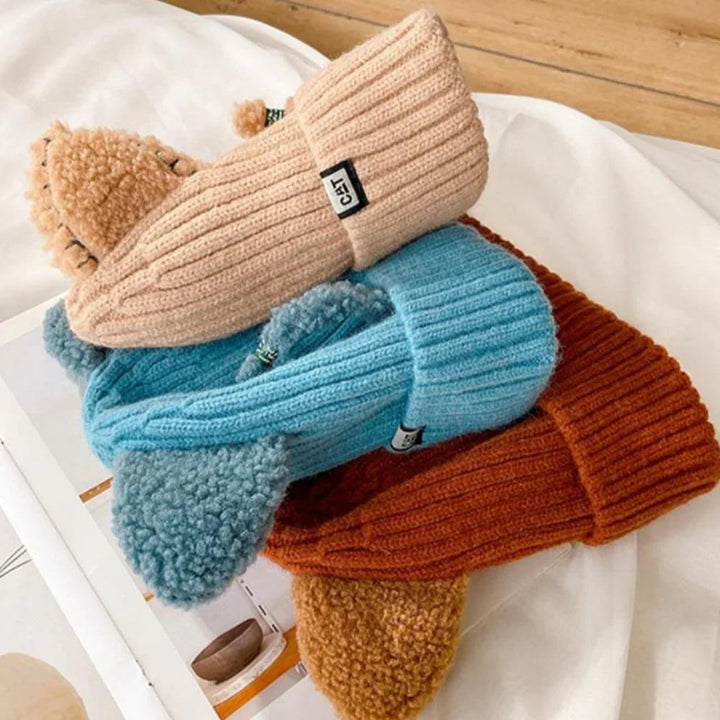 Dam Vinterlue med Katteörer