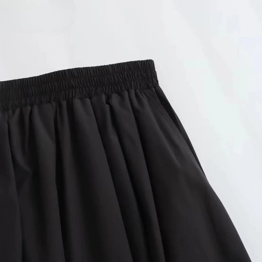 Dam A-linje Plissert Skjört – Elegant, Bekvämt och Tidlöst