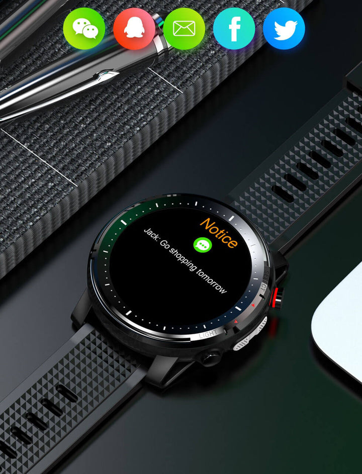 Herr Smartklokke Fitness Tracker med Avancerad Helseovervåkning