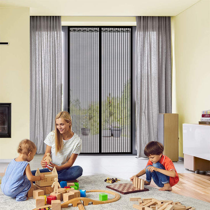 Magnetisk Skjermdör | Borrelås | Premium Mesh