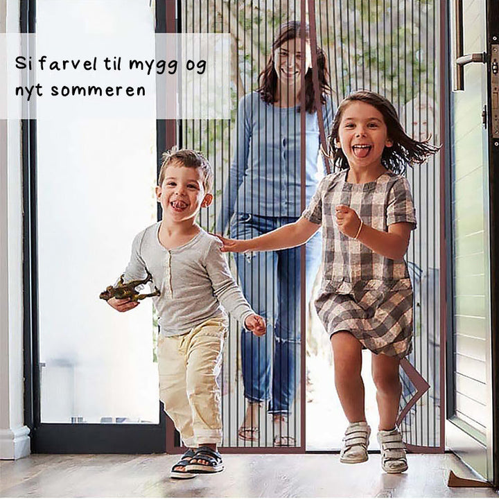 Magnetisk Skjermdör | Borrelås | Premium Mesh