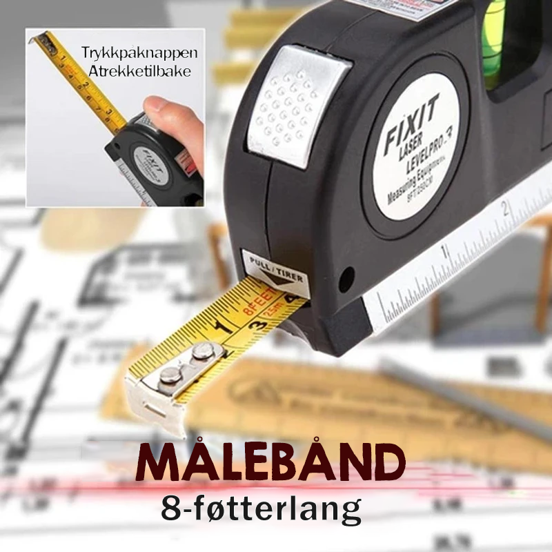 Multifunksjonslasernivå - Precis Måling | Verktyg