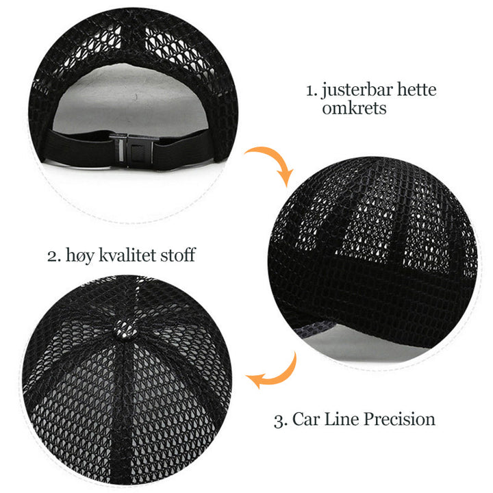 Andningsbar Justerbar Mesh Baseballcaps - Sport och Komfort