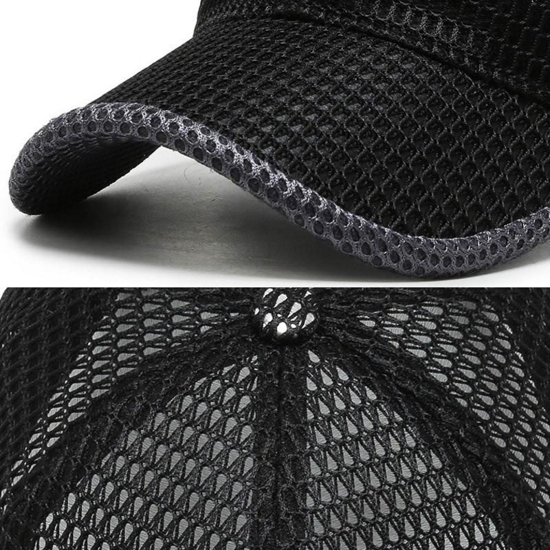 Andningsbar Justerbar Mesh Baseballcaps - Sport och Komfort