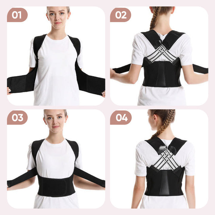 Premium Ryggstillingskorrektor - Justerbar och Bekväm
