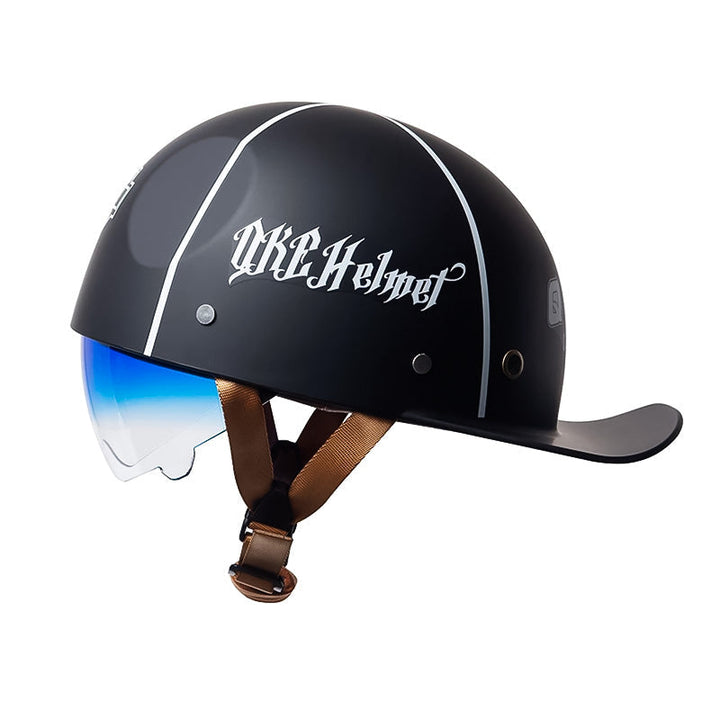 Herr Motorsykkelhjelm med Snygg Design och Optimal Säkerhet