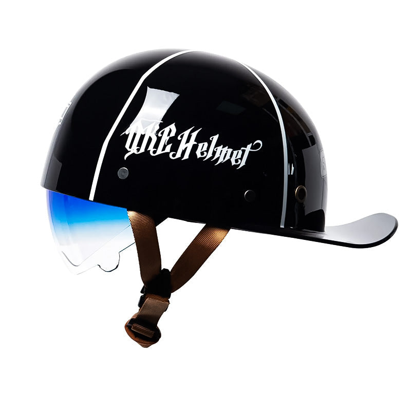 Herr Motorsykkelhjelm med Snygg Design och Optimal Säkerhet