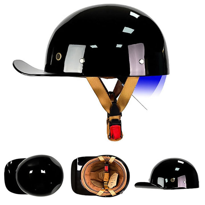 Herr Motorsykkelhjelm med Snygg Design och Optimal Säkerhet