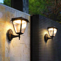 Solcelledrevet utomhus vägglampa | LED | Effektiv energibruk