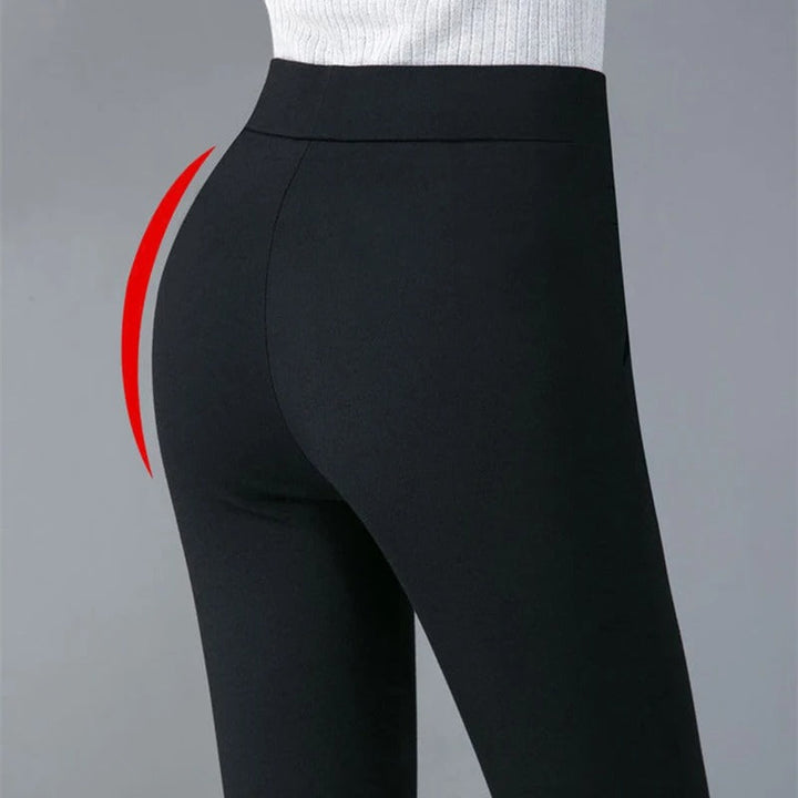 Dam Slim Fit Vinterbyxor - Svart
