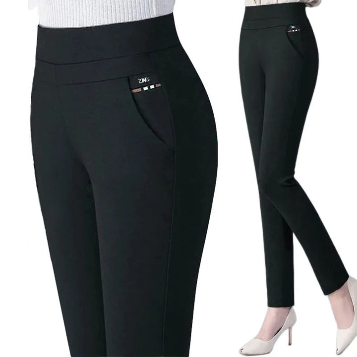 Dam Slim Fit Vinterbyxor - Svart