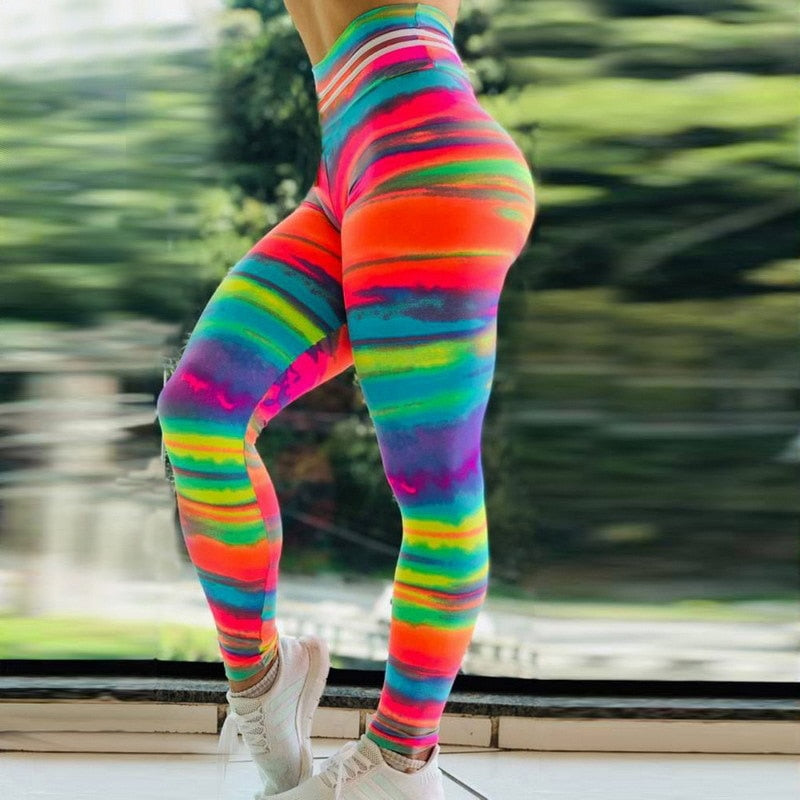 Leggings för kvinnor med hög midja och magekontroll