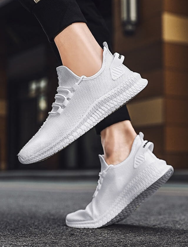 Herr Andningsbar Mesh Sneakers för Vardag och Träning