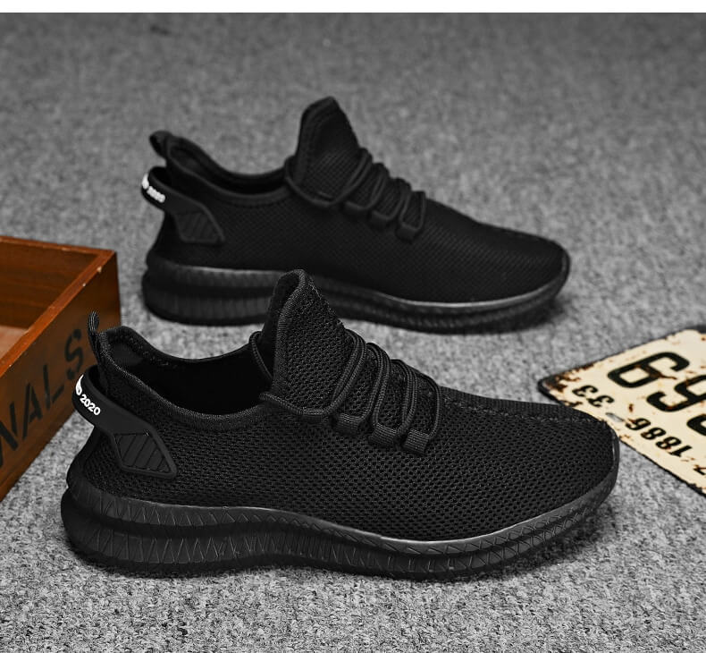 Herr Andningsbar Mesh Sneakers för Vardag och Träning
