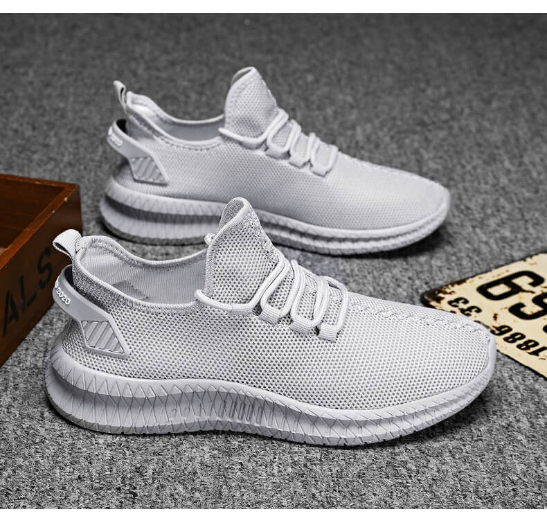Herr Andningsbar Mesh Sneakers för Vardag och Träning