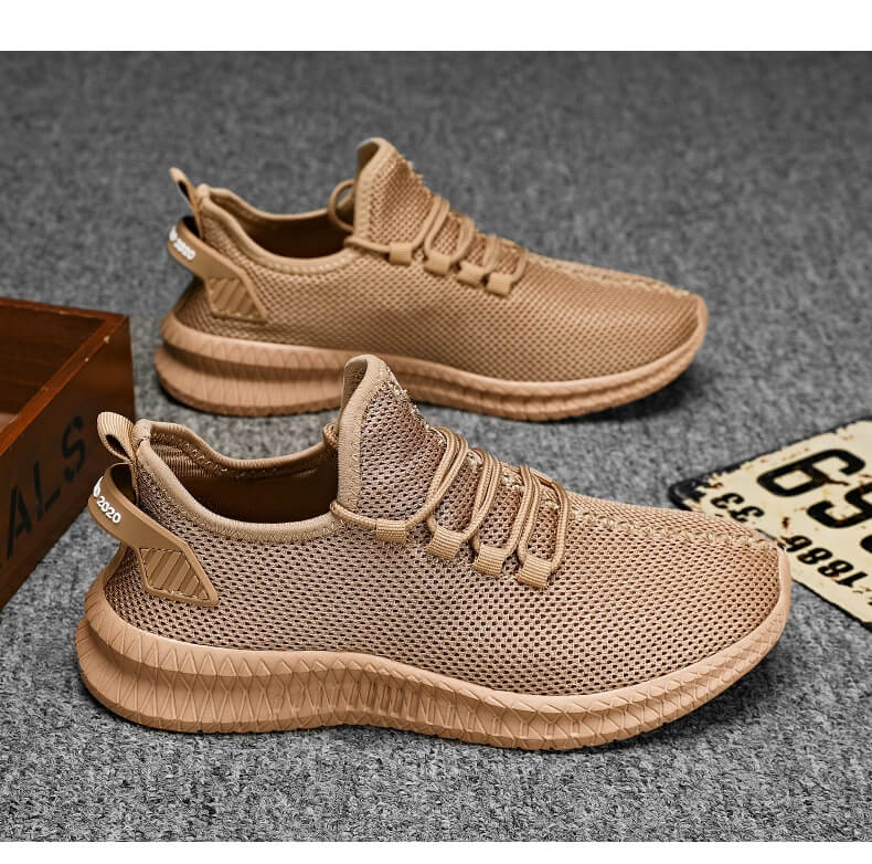 Herr Andningsbar Mesh Sneakers för Vardag och Träning