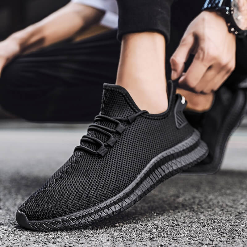 Herr Andningsbar Mesh Sneakers för Vardag och Träning