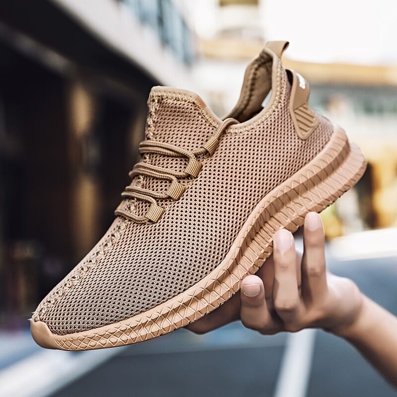 Herr Andningsbar Mesh Sneakers för Vardag och Träning