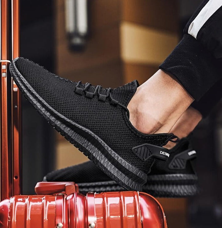 Herr Andningsbar Mesh Sneakers för Vardag och Träning
