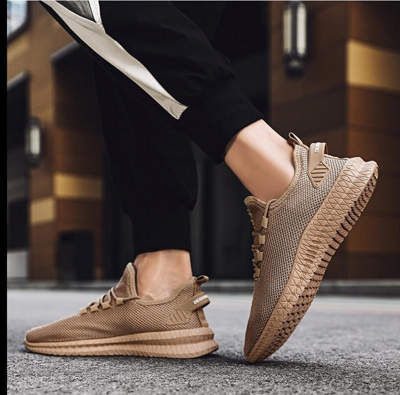 Herr Andningsbar Mesh Sneakers för Vardag och Träning